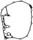 Roc Motorcycle Clutch Cover Gasket 120359