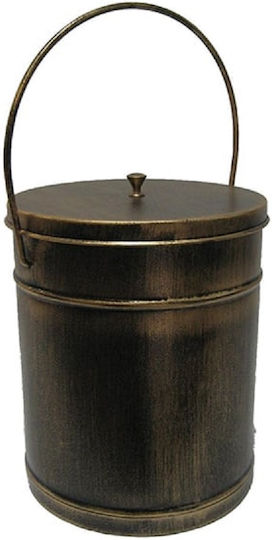 GTMED Fireplace Tool Set with Bucket Silver