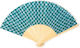 Out of the Blue Fan Green / Blue 21cm