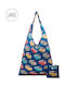 Eco Chic Einkaufstasche in Blau Farbe