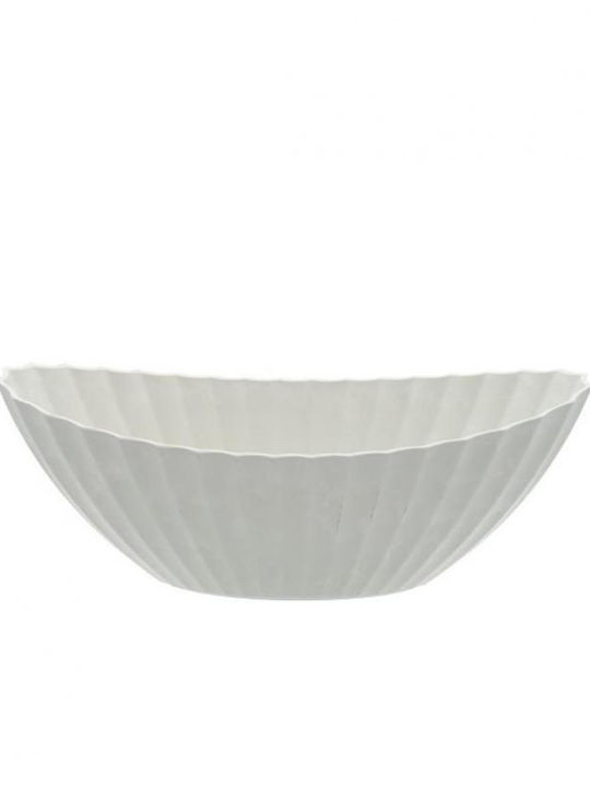 Melamine Oval Platter White 36x15h14cm