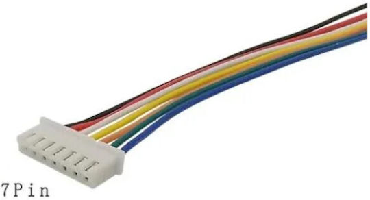 Cablu conector masculin cu un singur cap Jst Xh2.00mm 7p 10cm