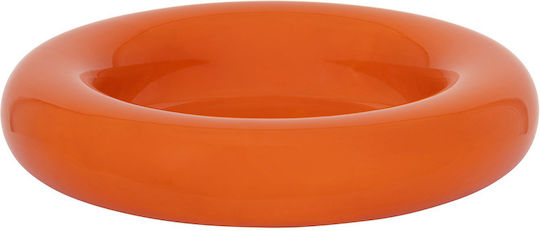 Urban Nature Culture Amsterdam Servierplatte Keramik Orange mit Durchmesser 36cm 1Stück