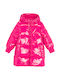 Kinderjacken & Winterjacken Casual Lang mit Kapuze Rosa
