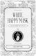 Kocostar White Happy Mask Μάσκα Προσώπου Νιασιναμίδη Λάμψη 1τμχ