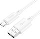 Hoco Regulär USB 2.0 auf Micro-USB-Kabel Weiß 1m (152673) 1Stück