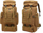 Military Backpack Backpack Beige 70lt