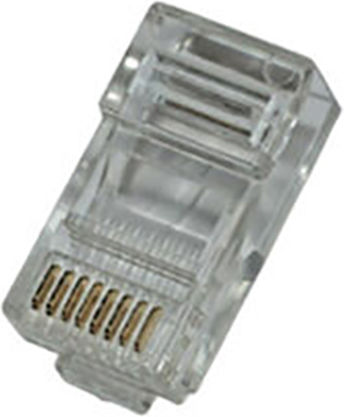 Adeleq Βύσμα RJ-45 male Διάφανο (17-003)