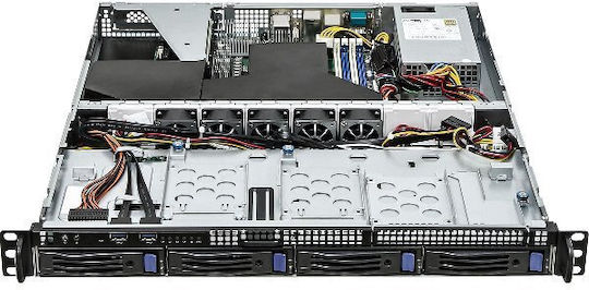 Asrock Rack 1U Server AM5 B650 4x DDR5 ECC 4x SATA 3,5HS M.2 PCIe4 X16 2x 10Gb + 2x 1Gb LAN 2x 450W IPMI
