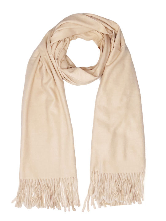 Fashion Vibes Women's Wool Scarf Beige