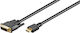 Goobay Black Dvi-d Male Single-link 18+1 Pin Hdmi Male Type A Hdmi To Dvi-d 1.5 M
