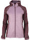 Kurz Damen Puffer Jacke für Winter Plum