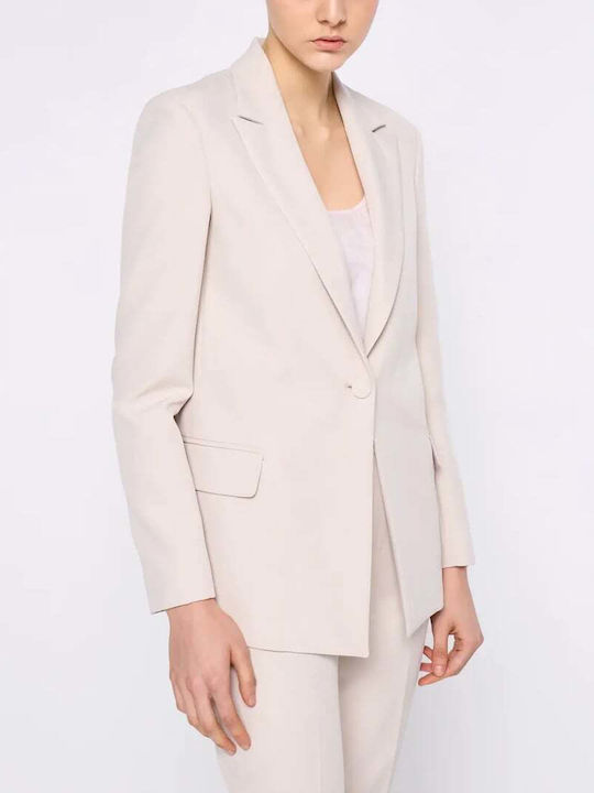 Silvian Heach Women's Blazer Beige