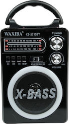 Waxiba XB-2333BT Retro Φορητό Επαναφορτιζόμενο Μαύρο