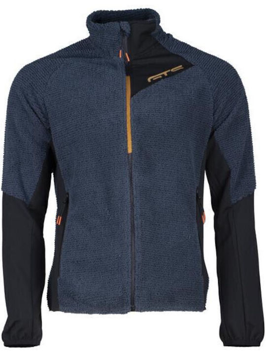 Herren Fleecejacke Petrol