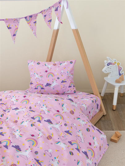 Palamaiki Bettdecke Für Krippe Baumwolle Rosa 110x150cm