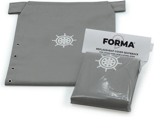 Forma Marine – Ersatzstoff für Marathon-Stuhl M150 RM150 Grau