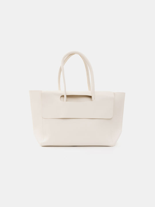 White Square Handbag