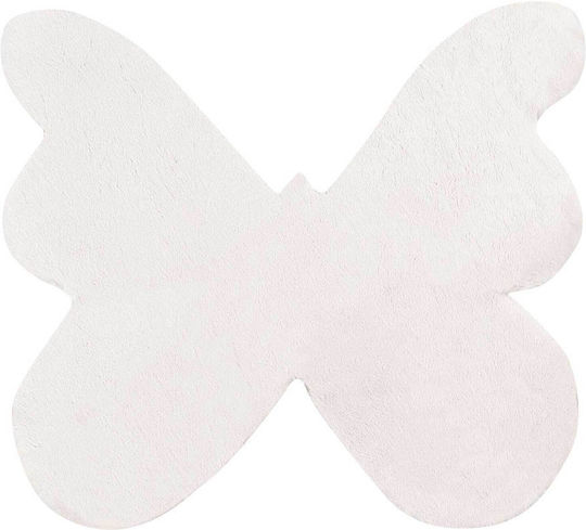 Madi Kids Synthetic Rug Butterflies 120x120cm