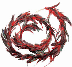 Kokoracostume Weihnachtsgirlande Rote