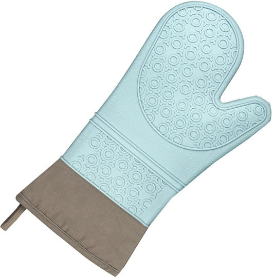 Mănușă De Bucătărie Din Silicon Pufo Cuisine Grill Cuptor Captusită 35 Cm Verde