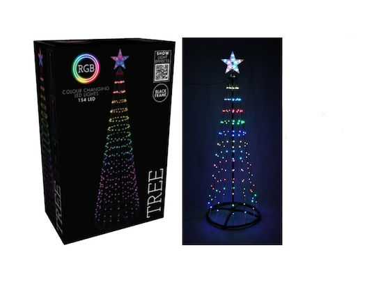 Christmas Decorative Illuminated Metal Tree 150cm IP44 Electric