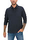 Polo Long Sleeve Blouse Navy Blue