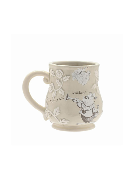 Disney Alice In Wonderland White Rabbit Κούπα Κεραμική Λευκή 325ml