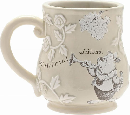 Disney Alice In Wonderland White Rabbit Κούπα Κεραμική Λευκή 325ml