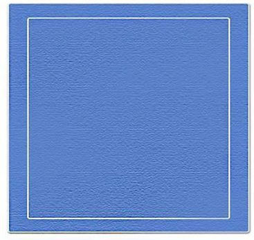 La Gallina Matta Fabric Placemat Blue 48x39cm