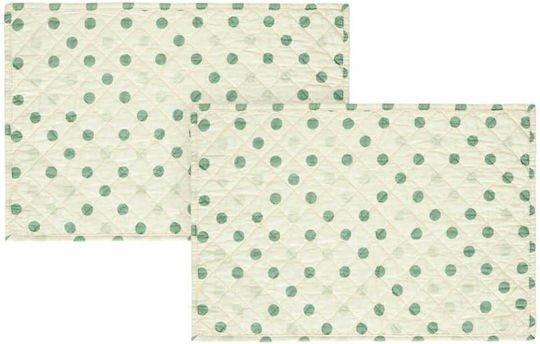 Kentia Loft Fusion Σουπλά Υφασμάτινο Πράσινο 50x35cm 2τμχ Kentia Loft Fusion Σουπλά Υφασμάτινο Πράσινο 50x35cm 2τμχ