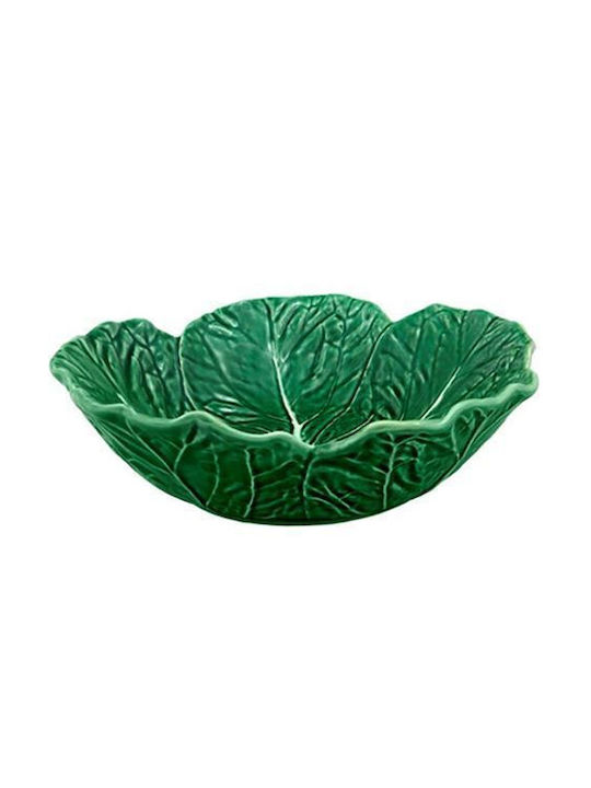 Bordallo Pinheiro Salatieră Ceramică Verde 1buc