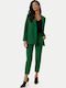 Green Blazer and Trousers Set