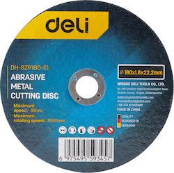 Deli Δίσκος Κοπής Μετάλλου 180mm