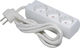 Extension Spacer Schuko X 3 Connection Via Schuko T 1.5 M Cable 16 A Child Protection White "pp-3-15" Green Stamp 0.18 Lei