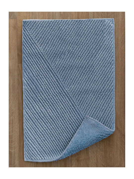 Palamaiki Πατάκι Μπάνιου Βαμβακερό Lewis Denim 50x80εκ.