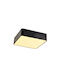 Aca Emery Ceiling Mount Light Black with Integrated LED