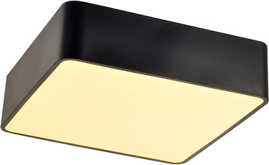 Aca Emery Ceiling Mount Light Black with Integrated LED