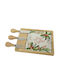 Kaemingk Christmas Cutting Board Wooden Multicolored L22xW17.5xD2.8cm.