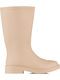 Women's Fur Lined Wellies Khaki