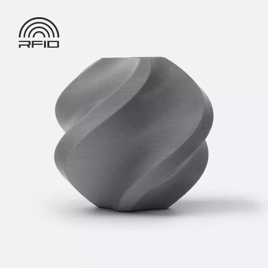 Bambu Lab PLA 3D Printer Filament 1.75mm Ασημί 1kg
