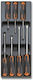 Thermoformed Beta Evox Organizer Tray for Slotted Screwdrivers and Screws T211