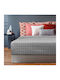 Beauty Home Oscar Tagesdecke Einzelbett Mikrofaser Ecru 160x240cm