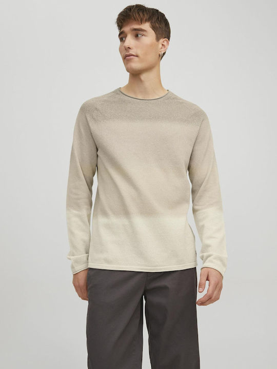 Jack & Jones Long Sleeve Sweater Oatmeal/Gradient