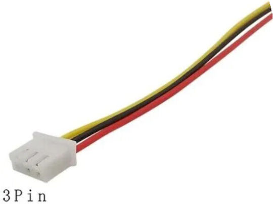 Single Head JST XH 2.00mm 3-Pin Male Connector Cable 10cm