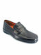 Δερμάτινα Ανδρικά Loafers σε Μαύρο Χρώμα