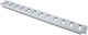 Digitus Patch Panel Keystone για Rack 1U 12 Θυρών SC DX Γκρι