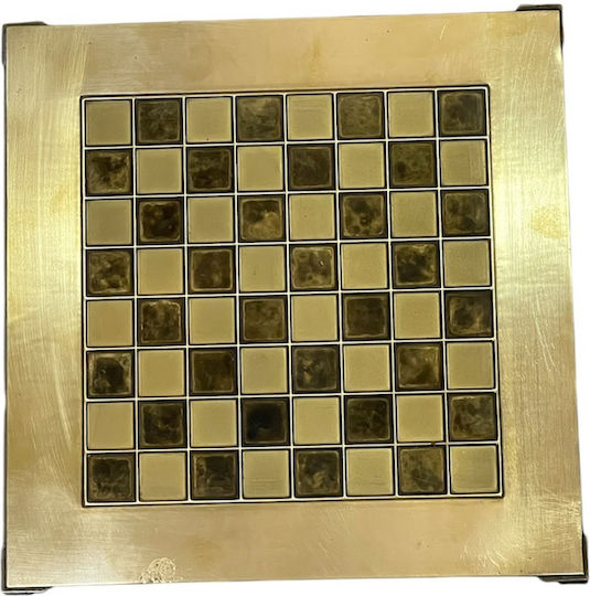 Manopoulos Classic Lucrat manual Table/Șah Metal 28x28cm