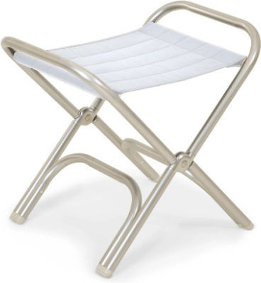 Forma Hocker Strand Aluminium Weiß 49x57.5x42cm.