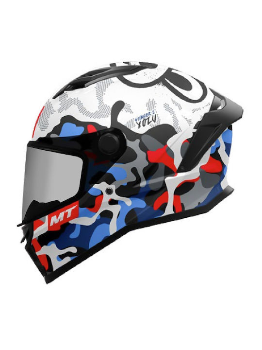 MT Stinger 2 Yozu A7 Gloss Motorcycle Helmet Fu...